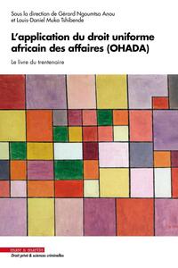 Image de L'application du droit uniforme africain des affaires (OHADA)
