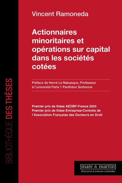 Picture of Actionnaires minoritaires et opérations sur capital dans les sociétés cotées