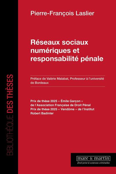 Image de Réseaux sociaux numériques et responsabilité pénale