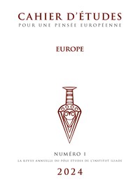 Picture of Cahier d'études pour une pensée européenne, vol 1. Europe