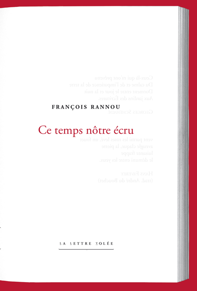 Picture of Ce temps nôtre écru