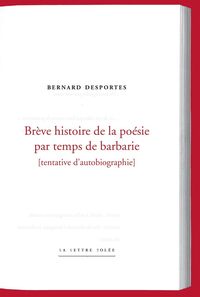 Image de Brève histoire de la poésie par temps de barbarie