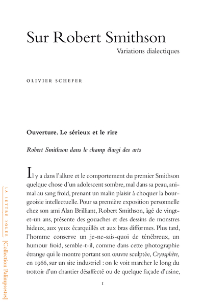 Image de Sur Robert Smithson