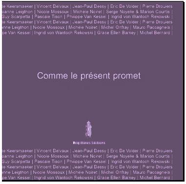 Image de Comme le Present Promet,20 Ans Arts de la Scen