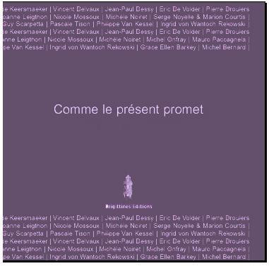 Picture of Comme le Present Promet,20 Ans Arts de la Scen