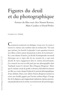 Picture of FIGURES DU DEUIL ET DU PHOTOGRAPHIQUE