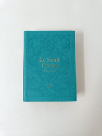 Image de Saint Coran - Bilingue (arabe,franCais) - Poche (10x14) - vert clair - dorure
