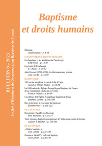 Image de Baptisme et droits humains 8 - 2023