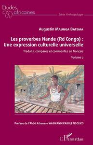 Image de Les proverbes Nande ( Rd Congo) : Une expression culturelle universelle