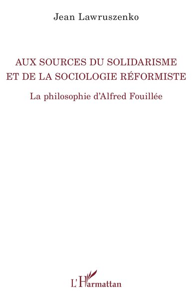 Picture of Aux sources du solidarisme et de la sociologie réformiste
