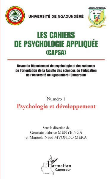 Picture of Les Cahiers de psychologie appliquée (CAPSA) Numéro 1