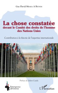 Picture of La chose constatée devant le Comité des droits de l'homme des Nations Unies