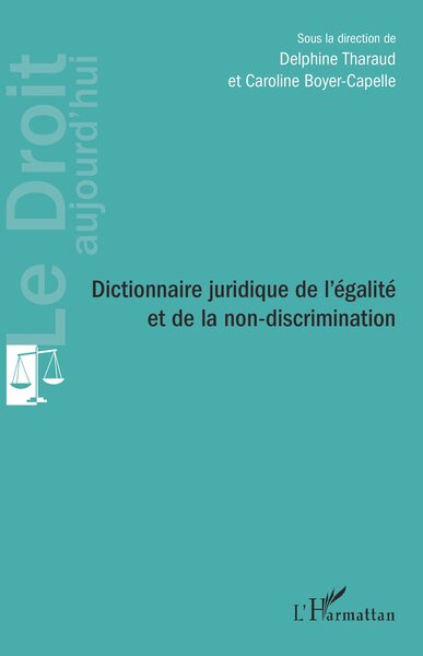 Image de Dictionnaire juridique de l'égalité et de la non-discrimination