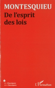 Image de De l'esprit des lois
