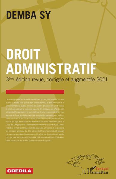 Image de Droit administratif. 3ème édition revue, corrigée et augmentée 2021