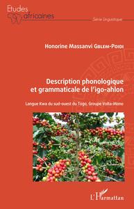 Image de Description phonologique et grammaticale de l'igo-ahlon