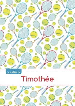 Picture of CAHIER TIMOTHEE PTSCX,96P,A5 TENNIS