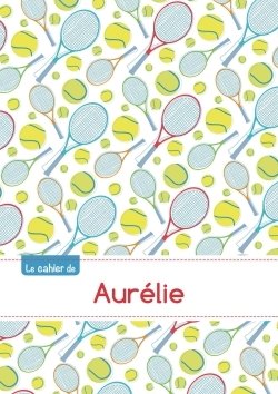 Picture of Le cahier d'Aurélie - Petits carreaux, 96p, A5 - Tennis