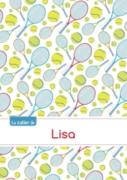 Image de Le cahier de Lisa - Petits carreaux, 96p, A5 - Tennis