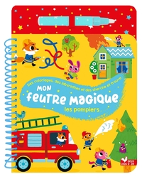 Picture of Mon feutre magique Les pompiers - avec feutre à réservoir d'eau