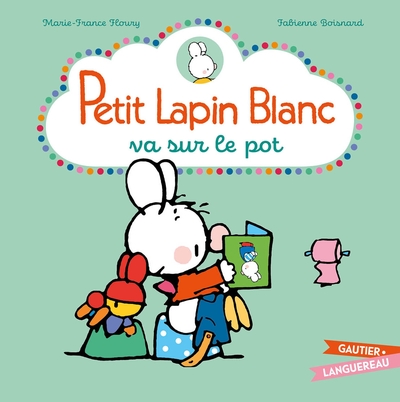 Image de Petit Lapin Blanc va sur le pot