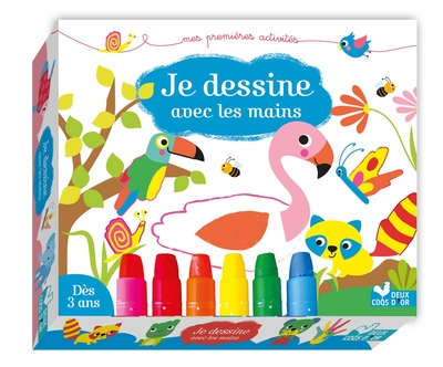 Picture of Je dessine avec les mains - coffret avec pastels soie
