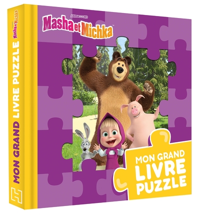 Picture of Masha et Michka - Mon grand livre puzzle 2023