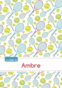 Picture of Le cahier d'Ambre - Blanc, 96p, A5 - Tennis