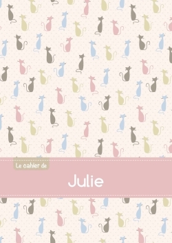 Image de Le cahier de Julie - Blanc, 96p, A5 - Chats
