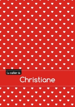 Picture of Le cahier de Christiane - Petits carreaux, 96p, A5 - Petits c urs