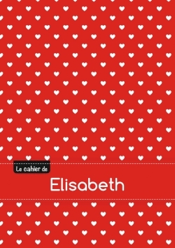 Picture of Le cahier d'Elisabeth - Petits carreaux, 96p, A5 - Petits c urs