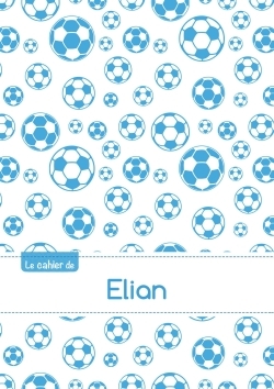 Picture of Le cahier d'Elian - Petits carreaux, 96p, A5 - Football Marseille
