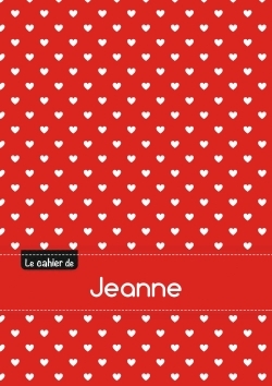 Picture of Le cahier de Jeanne - Petits carreaux, 96p, A5 - Petits c urs