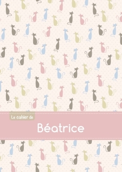 Picture of Le cahier de Béatrice - Séyès, 96p, A5 - Chats