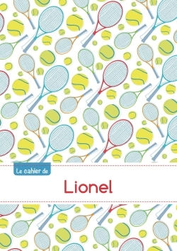 Picture of Le cahier de Lionel - Blanc, 96p, A5 - Tennis