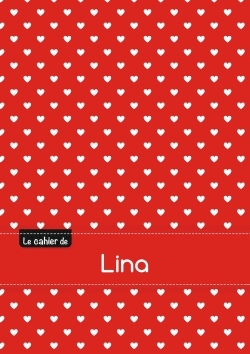Picture of Le cahier de Lina - Petits carreaux, 96p, A5 - Petits c urs