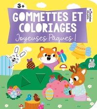Image de Gommettes et coloriages Joyeuses Pâques !