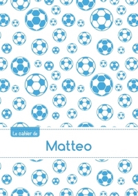 Picture of CAHIER MATTEO BLANC,96P,A5 FOOTBALLMARSEILLE