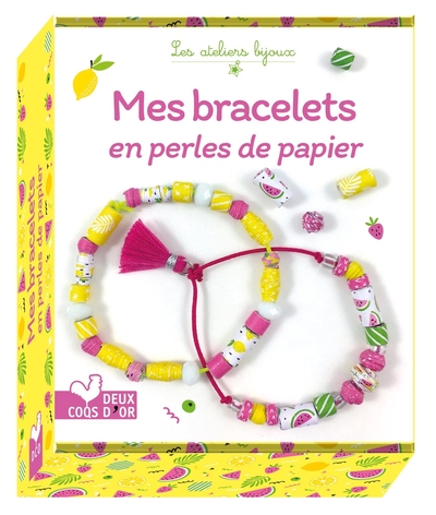 Image de Mes bracelets en perles de papier - mini coffret avec accessoires