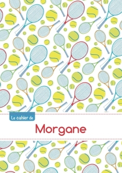 Image de CAHIER MORGANE PTSCX,96P,A5 TENNIS