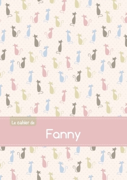Image de Le cahier de Fanny - Blanc, 96p, A5 - Chats