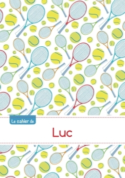 Image de Le cahier de Luc - Blanc, 96p, A5 - Tennis