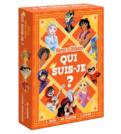 Picture of DISNEY -  "Qui suis-je ?" - Boîte de jeu de cartes - Spécial Héros et Vilains