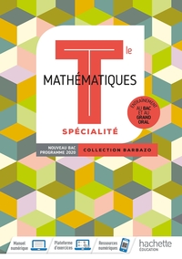 Picture of Barbazo Mathématiques Spécialité terminales - Livre élève - Ed. 2020