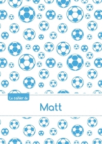Picture of CAHIER MATT BLANC,96P,A5 FOOTBALLMARSEILLE