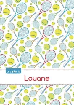 Picture of Le cahier de Louane - Blanc, 96p, A5 - Tennis