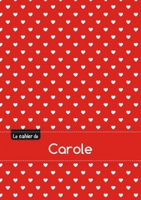 Picture of Le cahier de Carole - Petits carreaux, 96p, A5 - Petits c urs