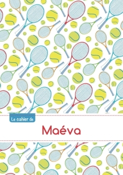Image de CAHIER MAEVA PTSCX,96P,A5 TENNIS
