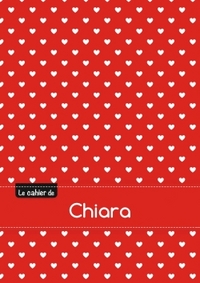 Picture of Le cahier de Chiara - Petits carreaux, 96p, A5 - Petits c urs