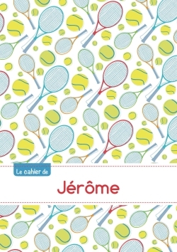 Picture of Le cahier de Jérôme - Blanc, 96p, A5 - Tennis